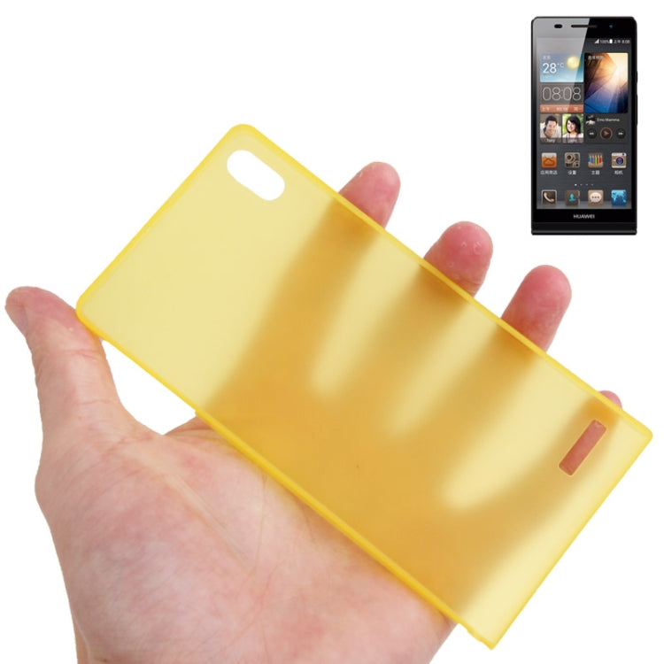 0.3mm Ultra Thin Polycarbonate Materials PC Protection Shell for Huawei Ascend P6