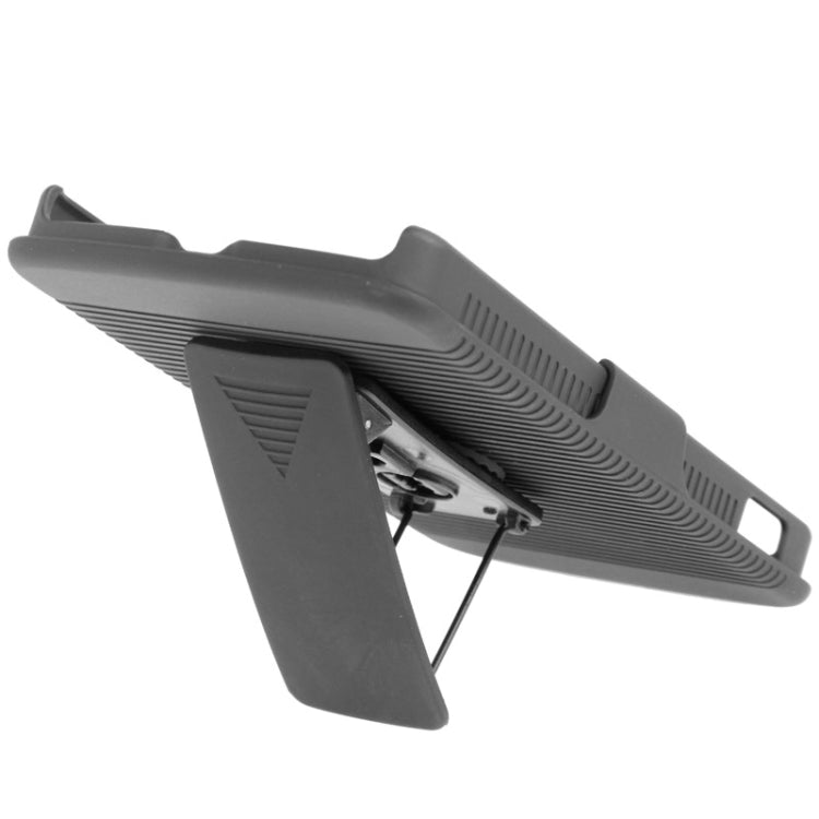 180 Degree Rotation Belt Clip / Desktop Stand with Detachable Plastic Case for Google Nexus 5(Black)