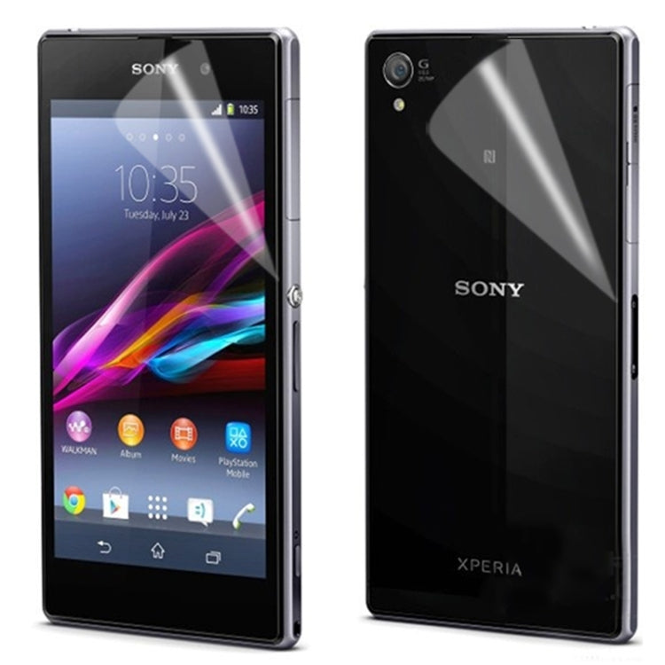 2 in 1 (Front Screen + Back Cover) LCD Screen Protector for Sony Xperia Z1 / L39h, Function: