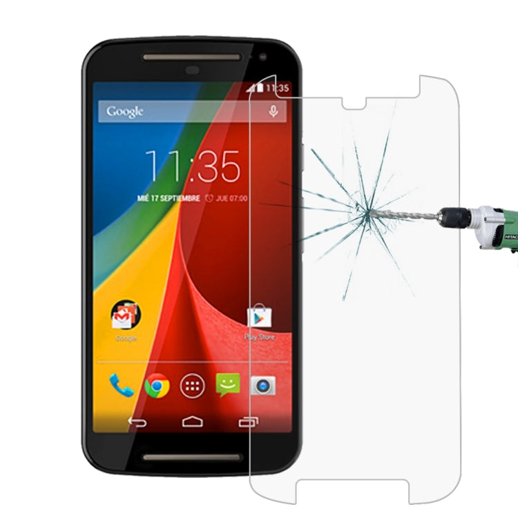 For Motorola Moto G2 (2014) 0.26mm 9H+ Surface Hardness 2.5D Explosion-proof Tempered Glass Film