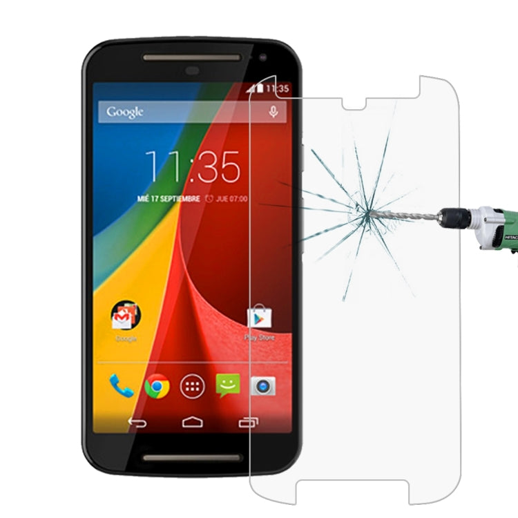 10 PCS for Motorola Moto G (2nd Gen.) 2014 0.26mm 9H Surface Hardness 2.5D Explosion-proof Tempered Glass Screen Film