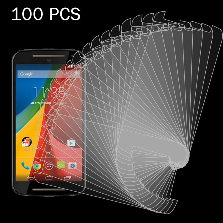100 PCS for Motorola Moto G (2nd Gen.) 2014 0.26mm 9H Surface Hardness 2.5D Explosion-proof Tempered Glass Screen Film