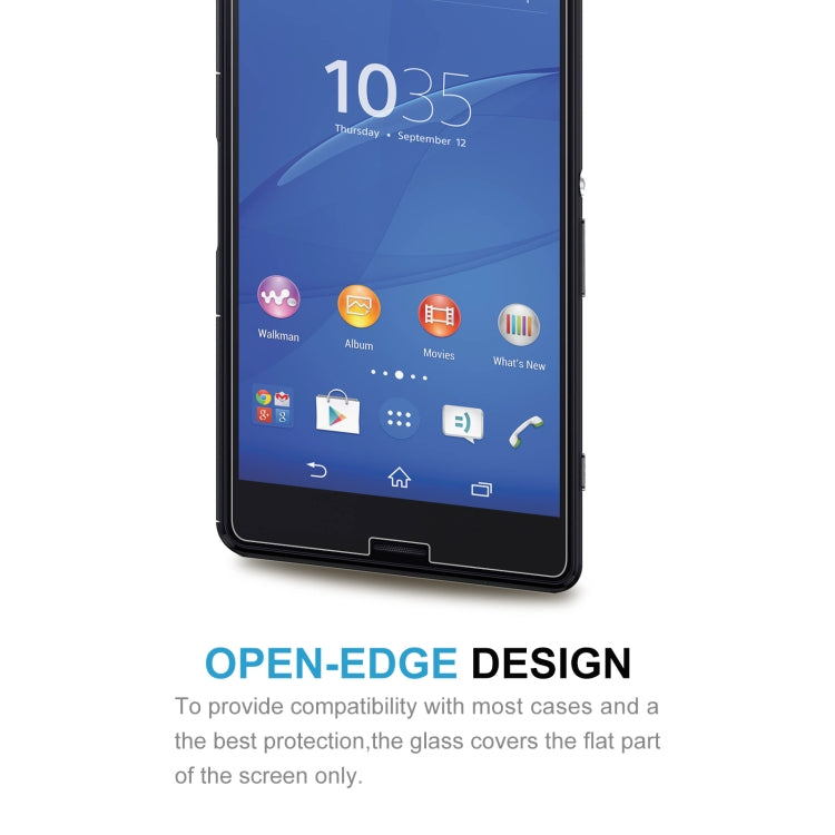 100 PCS for Sony Xperia Z3 Compact / D5803 0.26mm 9H Surface Hardness 2.5D Explosion-proof Tempered Glass Screen Film