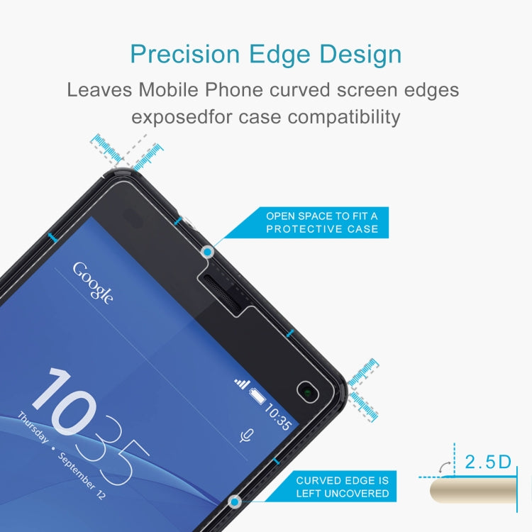 For Sony Xperia Z3 Compact / D5803 0.26mm 9H Surface Hardness 2.5D Explosion-proof Tempered Glass Screen Film