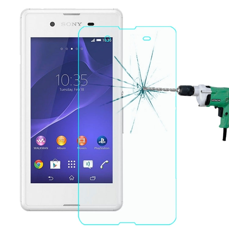 For Sony Xperia E3 0.26mm 9H+ Surface Hardness 2.5D Explosion-proof Tempered Glass Film