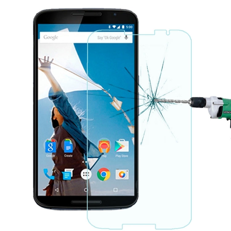For Google Nexus 6 0.26mm 9H+ Surface Hardness 2.5D Explosion-proof Tempered Glass Film
