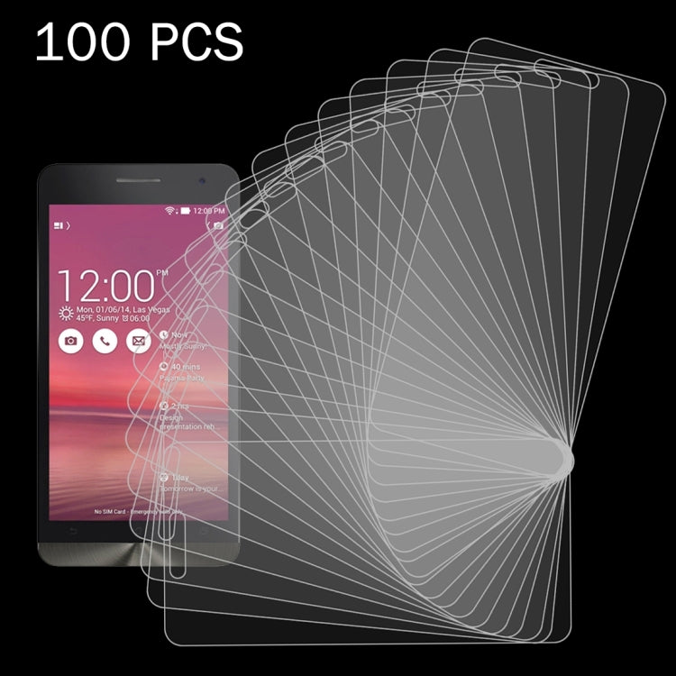 100 PCS 0.26mm 9H+ 2.5D Tempered Glass Film for ASUS ZenFone 6 A600CG (2014)