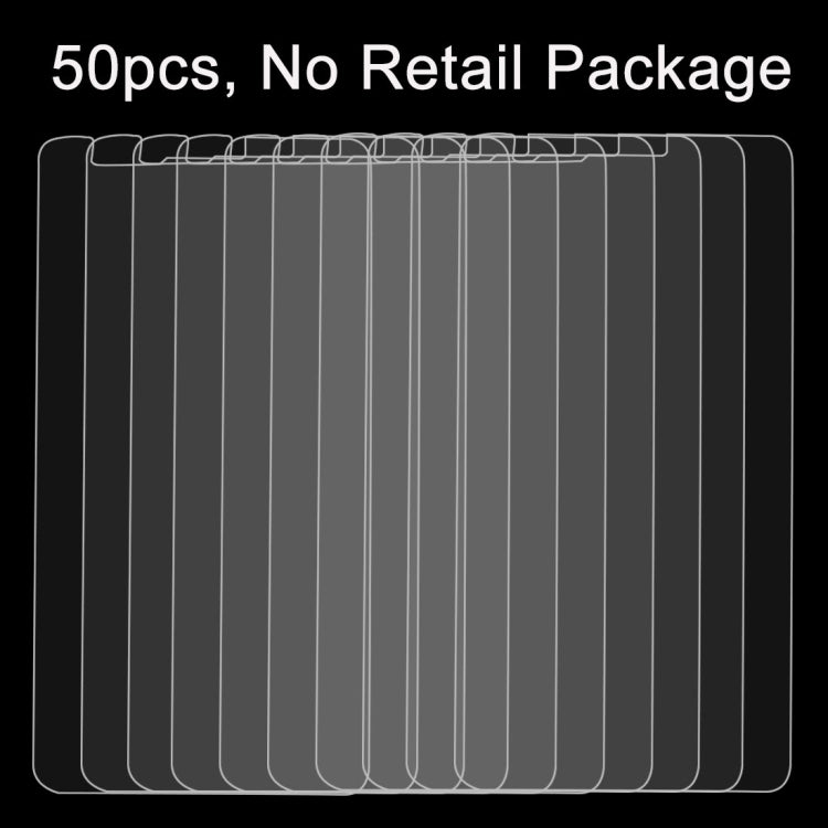 50 PCS for Huawei Ascend Mate 7 0.26mm 9H Surface Hardness 2.5D Explosion-proof Tempered Glass Film, No Retail Package