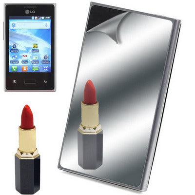 Mirror LCD Screen Protector for LG E400 / Optimus L3