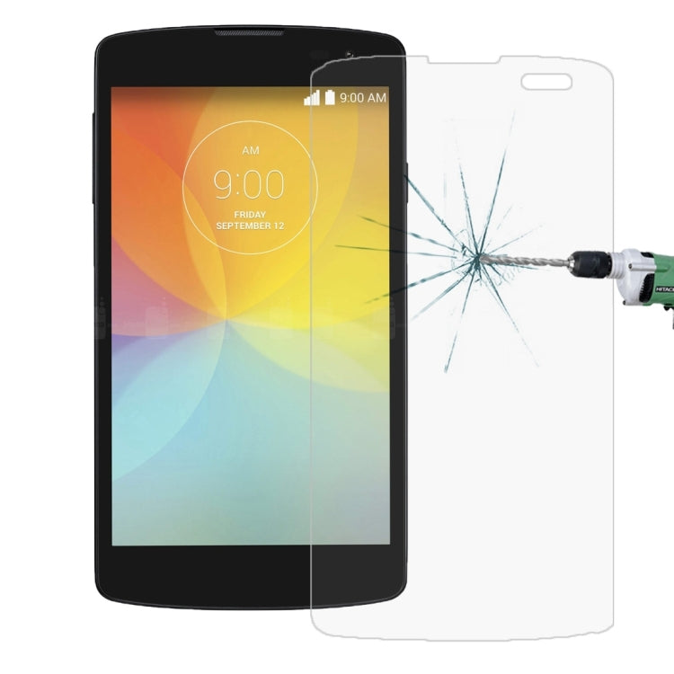 100 PCS for LG F60 / D392 / Ls660 0.26mm 9H Surface Hardness 2.5D Explosion-proof Tempered Glass Screen Film