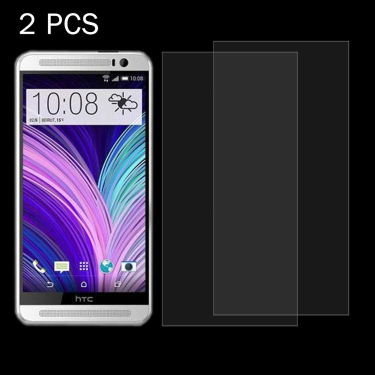 2PCS for HTC One M8 0.26mm 9H+ 2.5D Tempered Glass Film