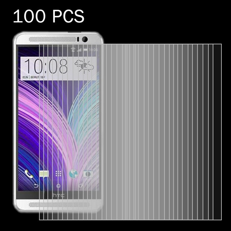 100 PCS for HTC One M8 0.26mm 9H+ 2.5D Tempered Glass Film