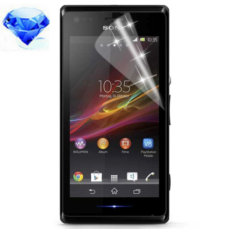 Diamond Film Screen Protector for Sony Xperia M(Transparent)
