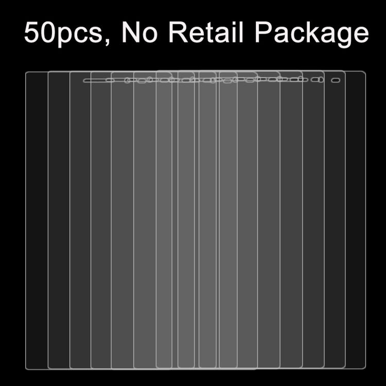 50 PCS for Huawei Mate 8 0.26mm 9H Surface Hardness 2.5D Explosion-proof Tempered Glass Film, No Retail Package