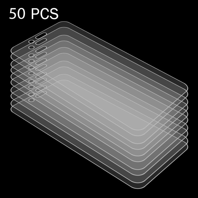50 PCS for ZTE Nubia Z9 Max 0.26mm 9H Surface Hardness 2.5D Explosion-proof Tempered Glass Film, No Retail Package