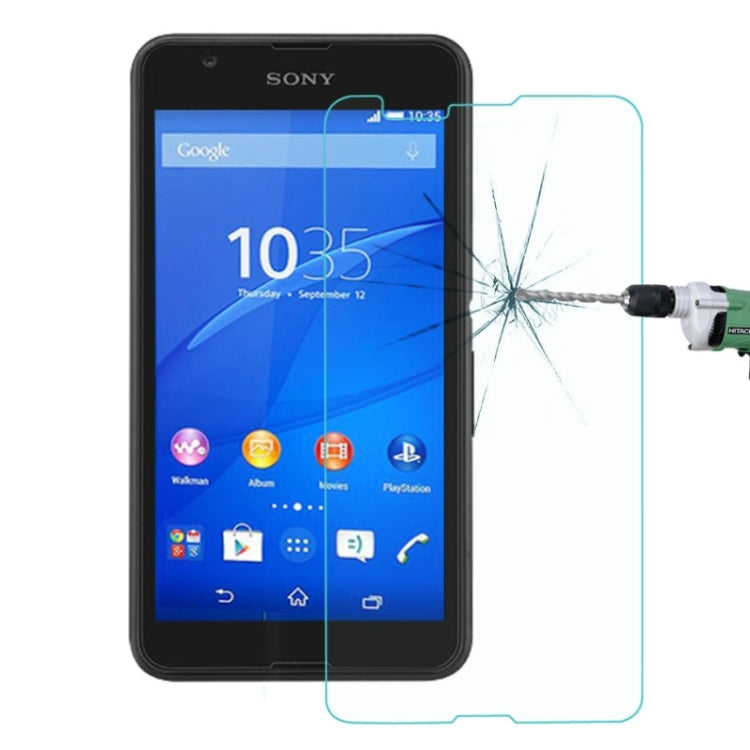 For Sony Xperia E4G 0.26mm 9H+ Surface Hardness 2.5D Explosion-proof Tempered Glass Film