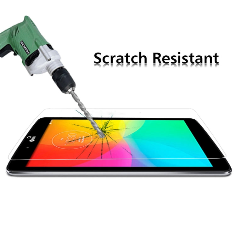 100 PCS for LG G Tablet 7.0 / V400 0.4mm 9H+ Surface Hardness 2.5D Explosion-proof Tempered Glass Film
