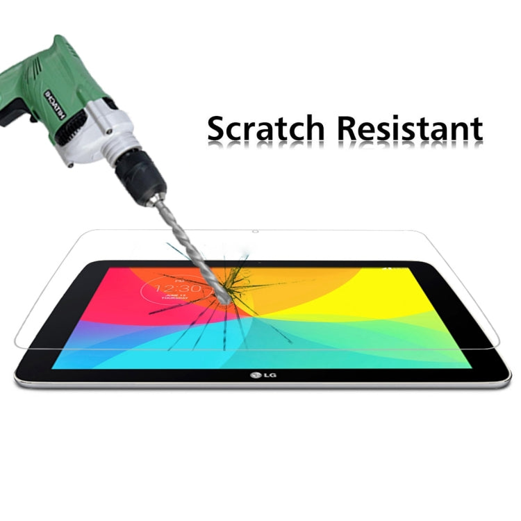 75 PCS for LG G Tablet 10.1 / V700 0.4mm 9H+ Surface Hardness 2.5D Explosion-proof Tempered Glass Film