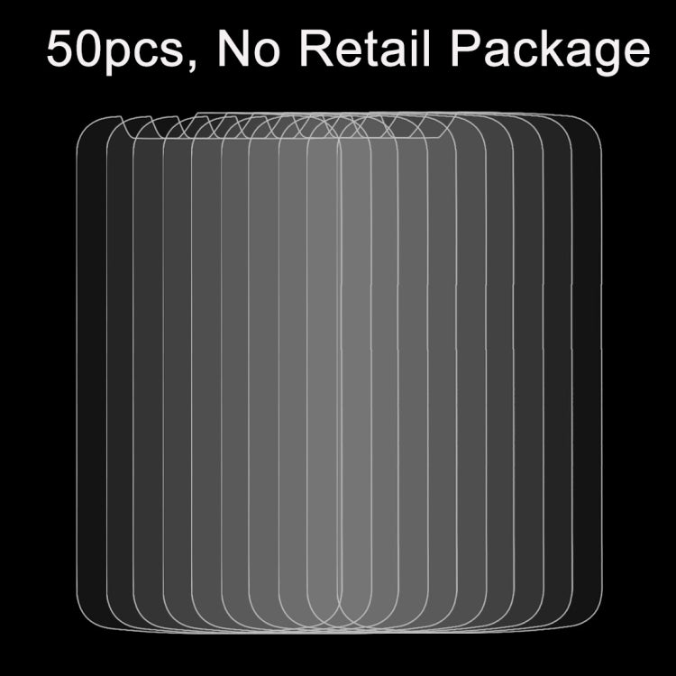 50 PCS for LG K10 0.26mm 9H Surface Hardness 2.5D Explosion-proof Tempered Glass Film, No Retail Package