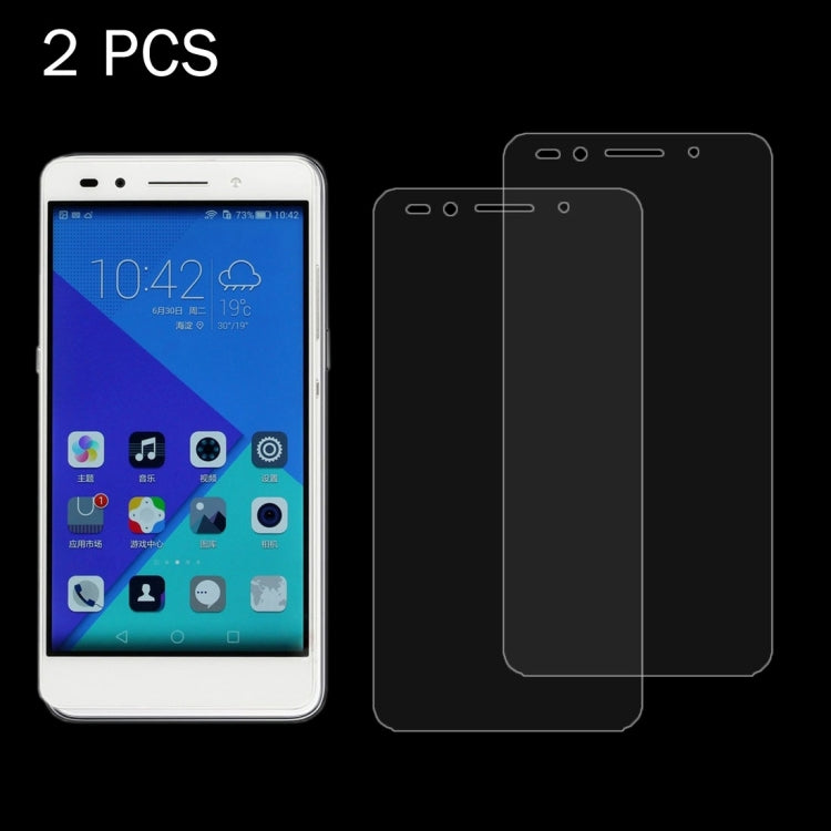 For Huawei Honor 7 Plus 0.26mm 9H+ Surface Hardness Explosion-proof Tempered Glass Film Screen Cover