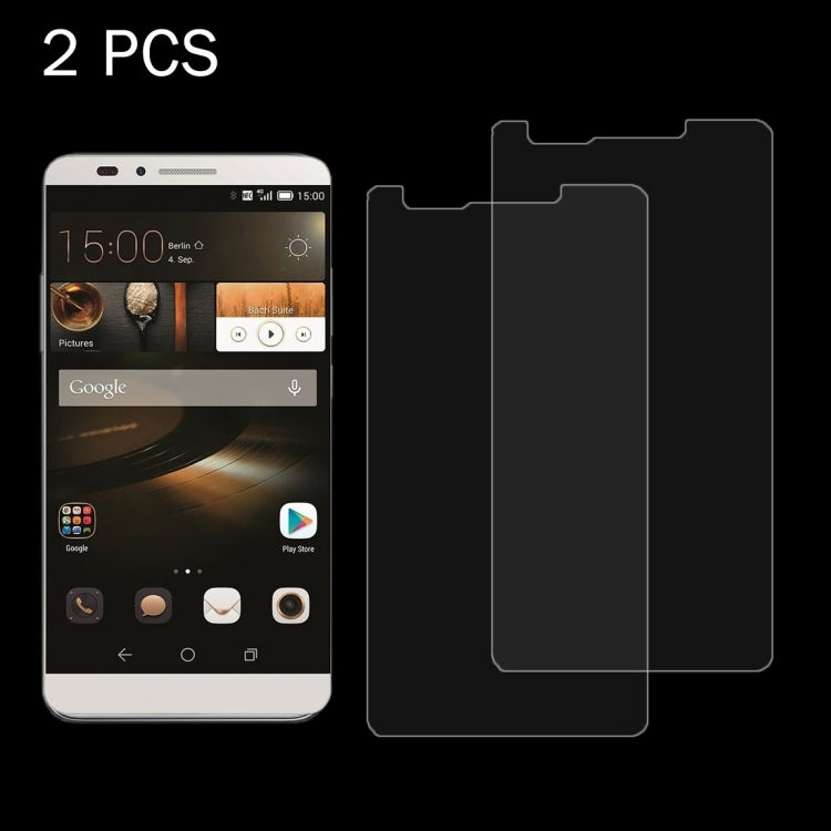 2 PCS for Huawei Mate 7 mini 0.26mm 9H Surface Hardness 2.5D Explosion-proof Tempered Glass Screen Film