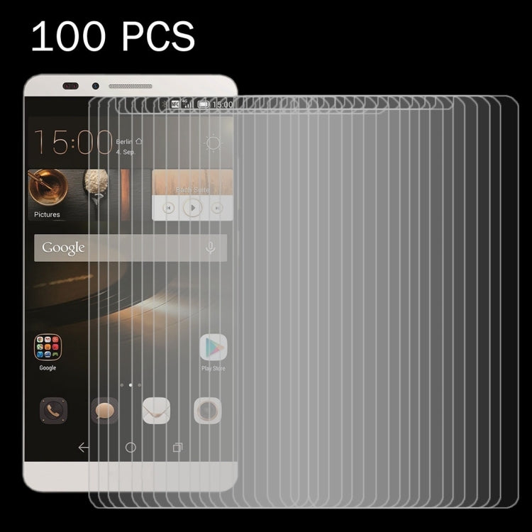 100 PCS for Huawei Mate 7 mini 0.26mm 9H Surface Hardness 2.5D Explosion-proof Tempered Glass Screen Film