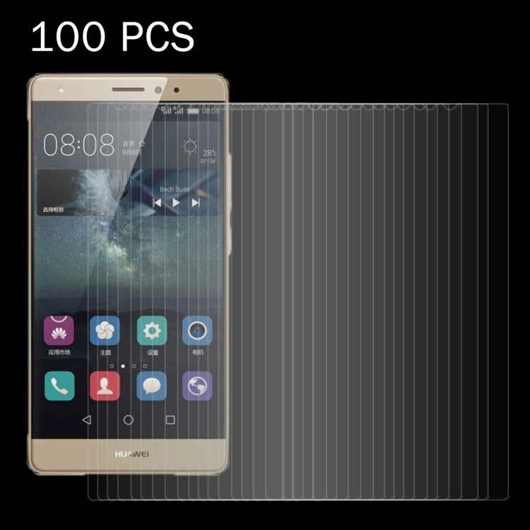 100 PCS for Huawei Mate S 0.26mm 9H Surface Hardness 2.5D Explosion-proof Tempered Glass Screen Film