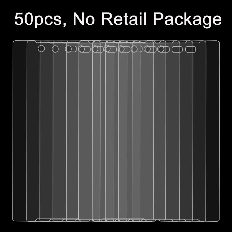 50 PCS for Sony Xperia Z5 Premium / Z5 Plus 0.26mm 9H Surface Hardness 2.5D Explosion-proof Tempered Glass Film, No Retail Package