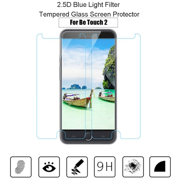 0.33mm 9H Surface Hardness 2.5D Anti Blue-ray Tempered Glass Film for Ulefone Be Touch 2 (Suitable for S-MPH-3573)