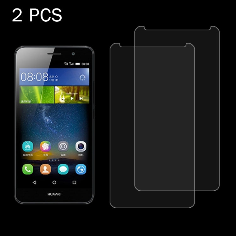 2 PCS for Huawei Y6 0.26mm 9H Surface Hardness 2.5D Explosion-proof Tempered Glass Screen Film