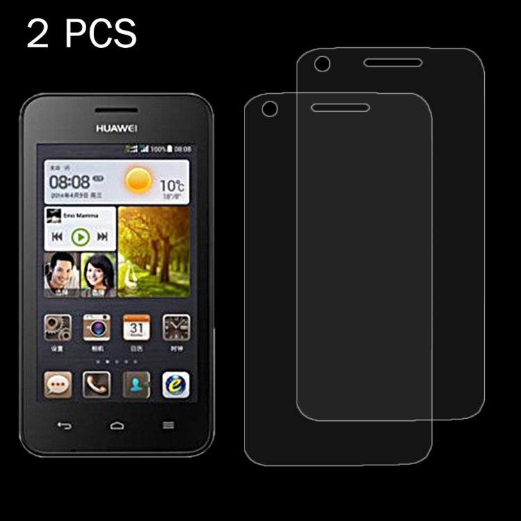 2 PCS for Huawei Ascend Y330 0.26mm 9H Surface Hardness 2.5D Explosion-proof Tempered Glass Screen Film