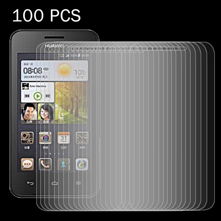 100 PCS for Huawei Ascend Y330 0.26mm 9H Surface Hardness 2.5D Explosion-proof Tempered Glass Screen Film