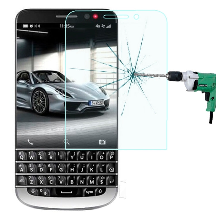 0.3mm 9H+ Surface Hardness 2.5D Explosion-proof Tempered Glass Film for Blackberry Classic / Q20
