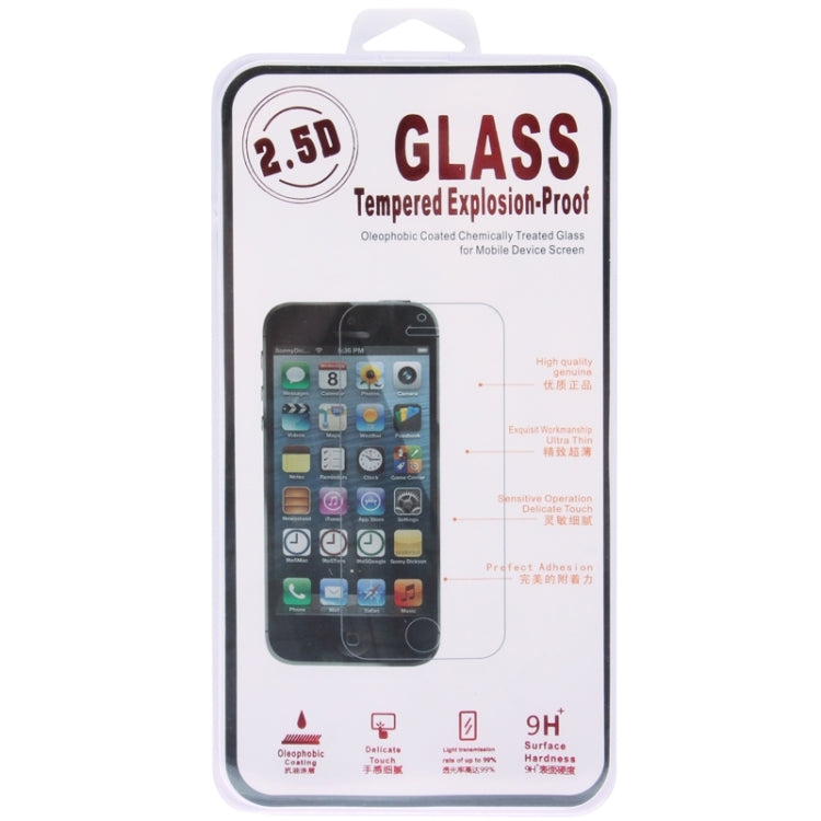 0.3mm 9H+ Surface Hardness 2.5D Explosion-proof Tempered Glass Film for Blackberry Classic / Q20