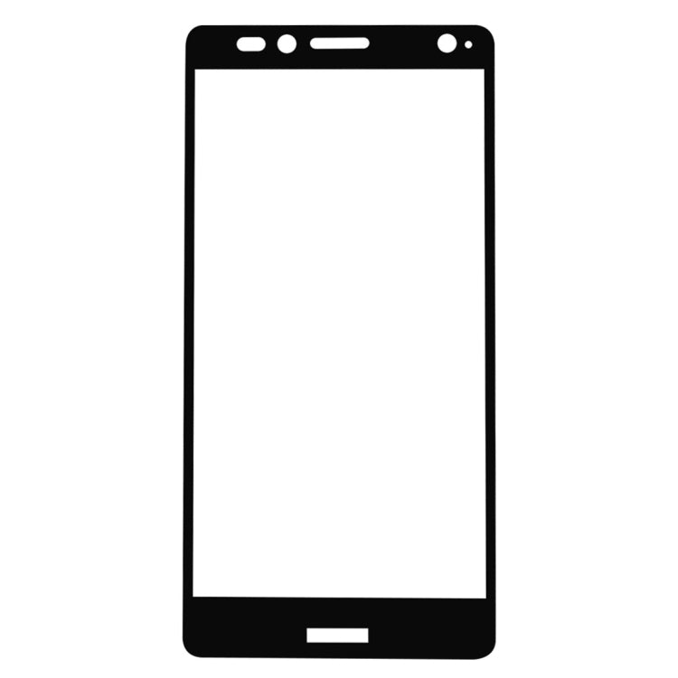 0.26mm 9H Surface Hardness Explosion-proof Colorized Silk-screen Tempered Glass Full Screen Film for Huawei Mate S