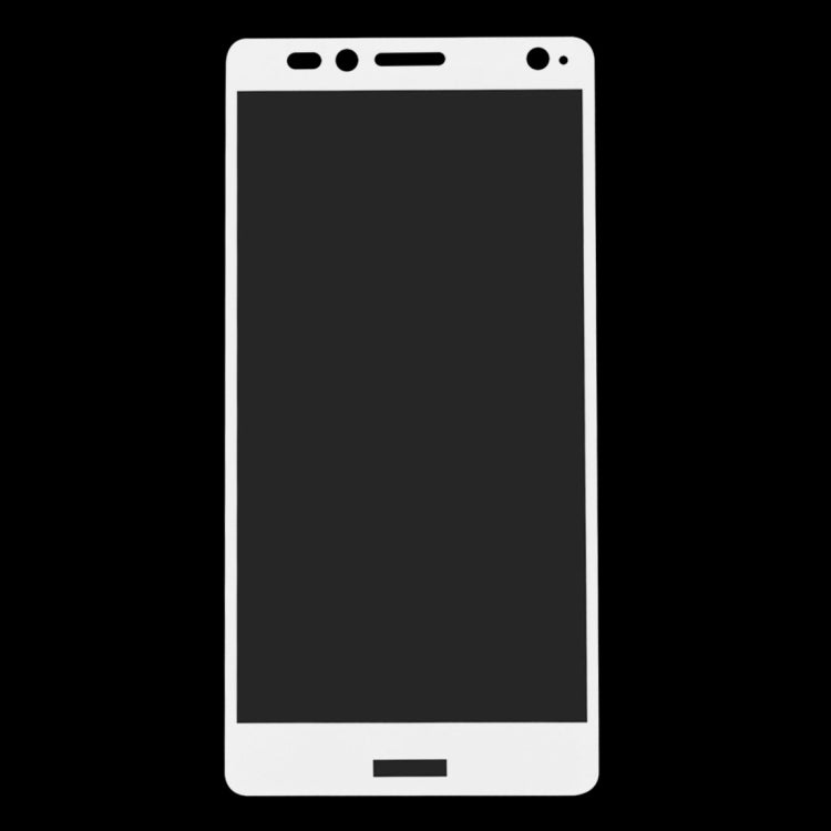 0.26mm 9H Surface Hardness Explosion-proof Colorized Silk-screen Tempered Glass Full Screen Film for Huawei Mate S