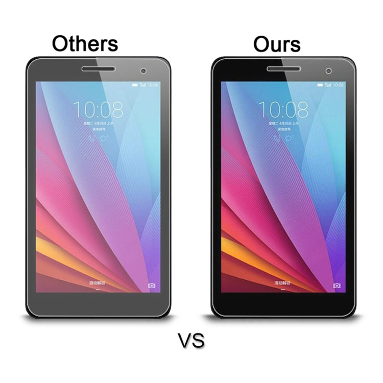 100 PCS 0.4mm 9H+ Surface Hardness 2.5D Explosion-proof Tempered Glass Film for Huawei Honor Play MediaPad T1 / T1-701U