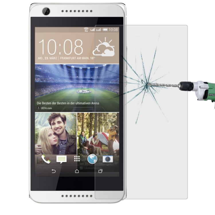 For HTC Desire 626 0.26mm 9H+ Surface Hardness 2.5D Explosion-proof Tempered Glass Film