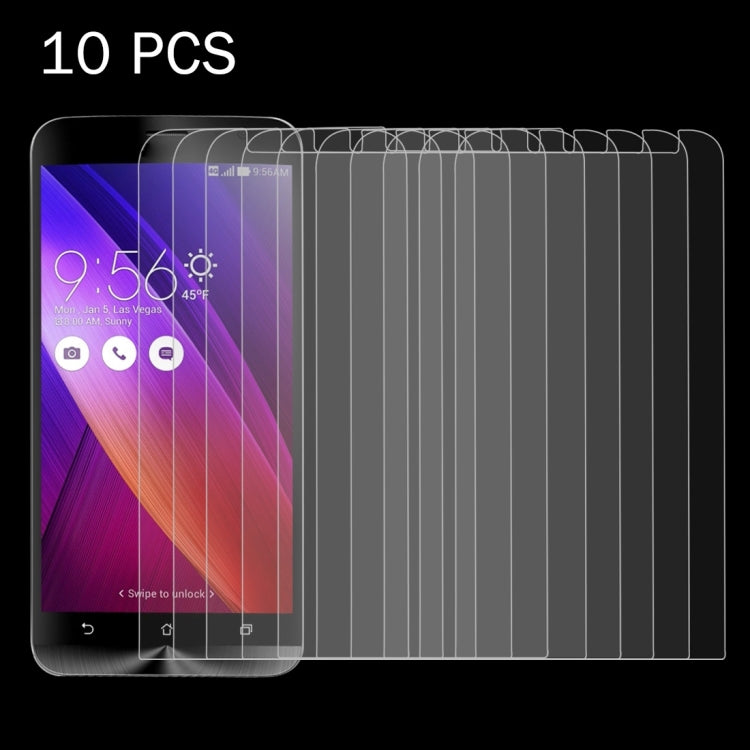10 PCS for ASUS Zenfone 2 5.5inch ZE550ML / ZE551ML 0.26mm 9H Surface Hardness 2.5D Explosion-proof Tempered Glass Screen Film