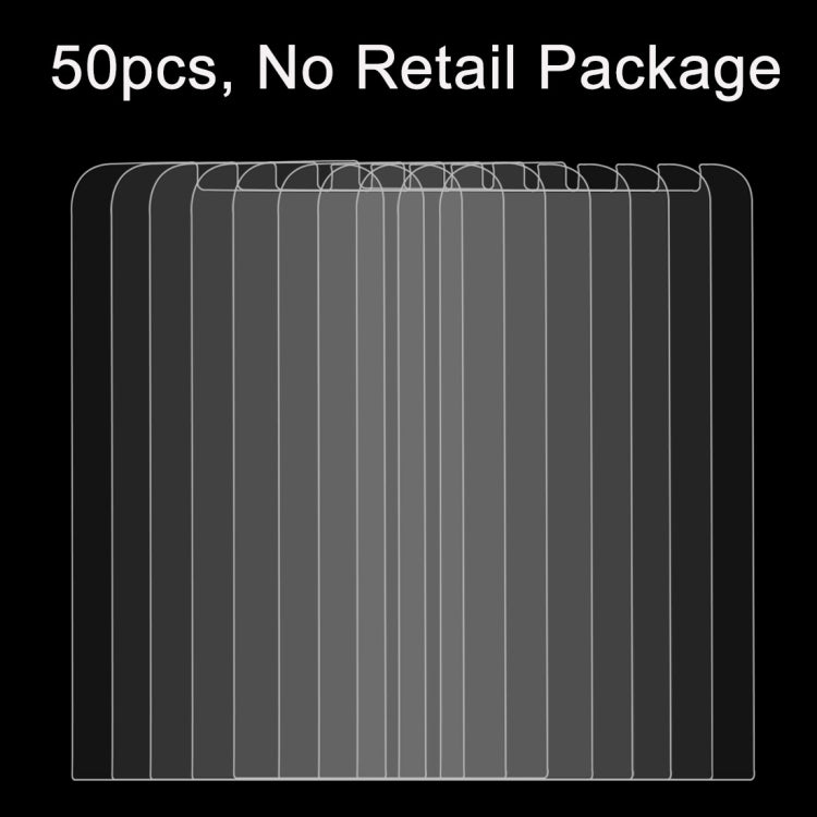 50 PCS for ASUS Zenfone 2 5.5inch 0.26mm 9H Surface Hardness 2.5D Explosion-proof Tempered Glass Film, No Retail Package