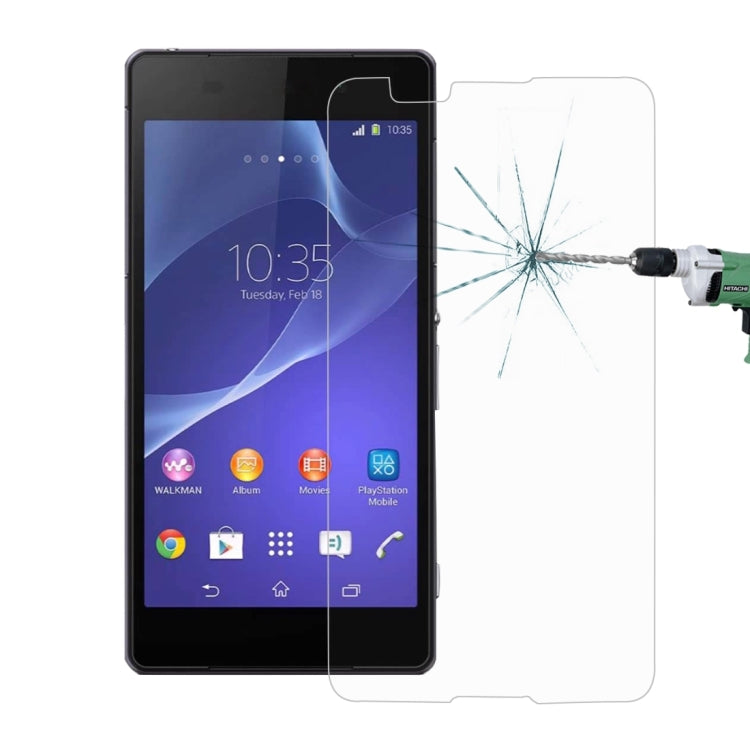 50 PCS for Sony Xperia E4 0.26mm 9H Surface Hardness 2.5D Explosion-proof Tempered Glass Film, No Retail Package