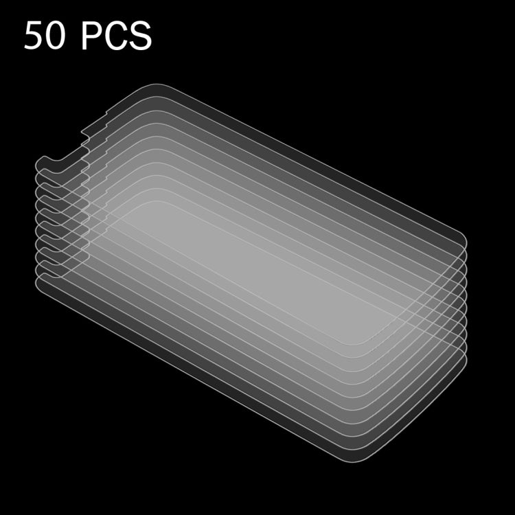 50 PCS for LG K7 0.26mm 9H Surface Hardness 2.5D Explosion-proof Tempered Glass Film, No Retail Package
