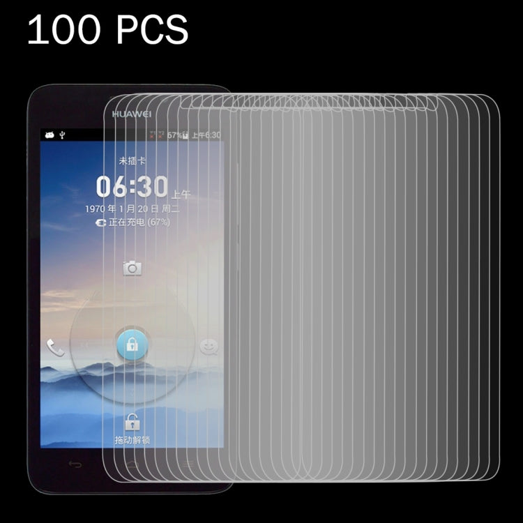 100 PCS for Huawei Ascend G630 0.26mm 9H Surface Hardness 2.5D Explosion-proof Tempered Glass Screen Film