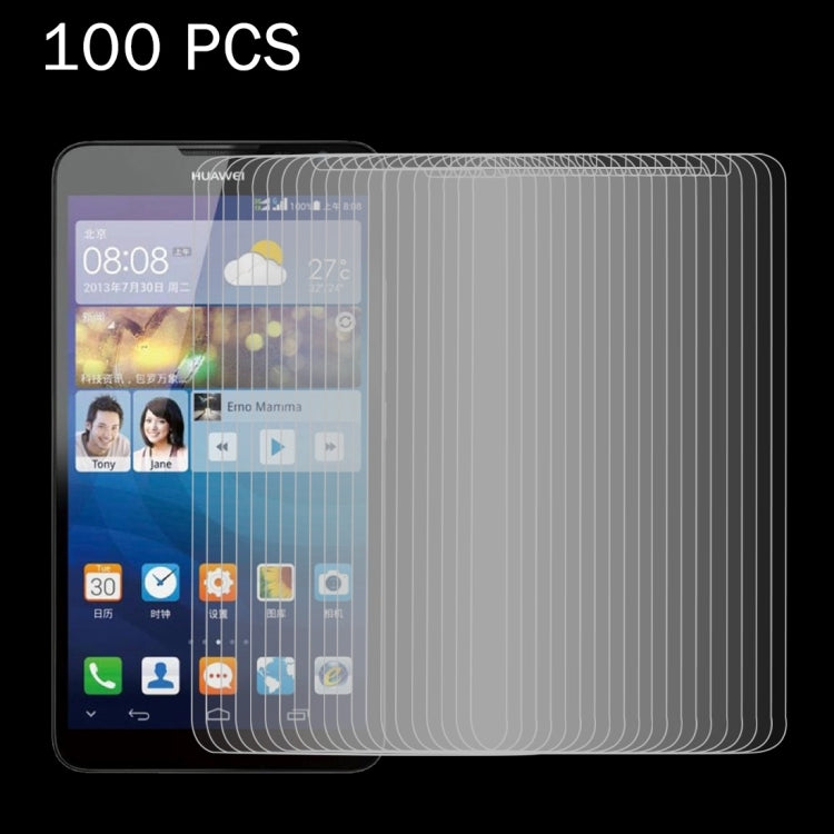 100 PCS for Huawei Ascend Mate 2 0.26mm 9H Surface Hardness 2.5D Explosion-proof Tempered Glass Screen Film