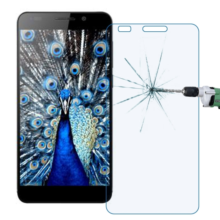 0.30mm 9H+ Surface Hardness 2.5D Explosion-proof Anti Blue-ray Tempered Glass Film for Huawei Honor 6