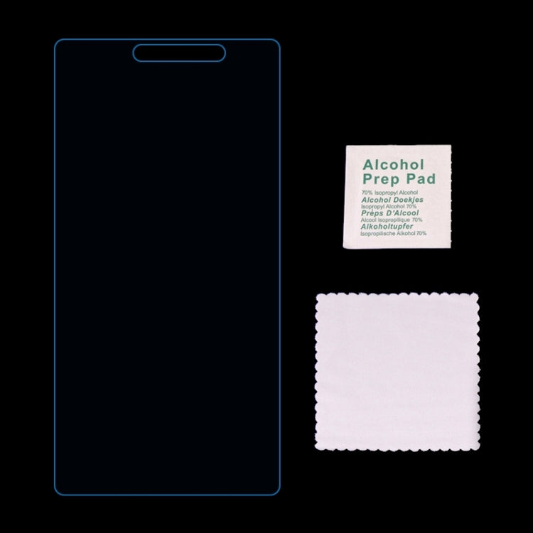 0.30mm 9H+ Surface Hardness 2.5D Explosion-proof Anti Blue-ray Tempered Glass Film for Huawei Ascend P7