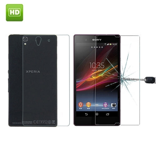 0.26mm 9H+ Surface Hardness Explosion-proof Front + Back Tempered Glass Film for Sony Xperia Z / L36h