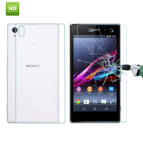 0.26mm 9H+ Surface Hardness Explosion-proof Front + Back Tempered Glass Film for Sony Xperia Z1 / L39h