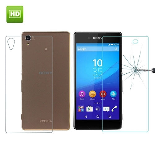 0.26mm 9H+ Surface Hardness Explosion-proof Front + Back Tempered Glass Film for Sony Xperia Z4 / Z3+
