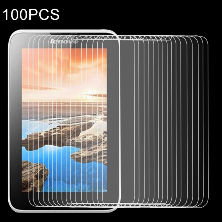 100 PCS for Lenovo A3500 / A7-50 0.4mm 9H+ Surface Hardness 2.5D Explosion-proof Tempered Glass Film
